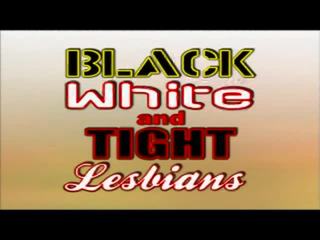 Donker blank en nauw lesbiennes