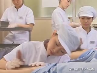 Japanese Nurse Slurping Cum Out Of passionate shaft
