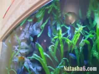 Гледайте ми пипане с пръсти влагалище на на aquarium