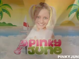 18yo hotness pinky june targanie okrągły laughable playthings