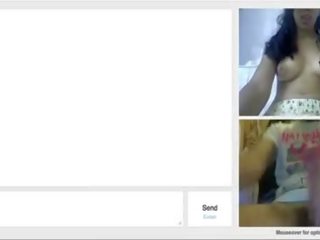 Omegle - Uk Hairy Teen videos Her Body